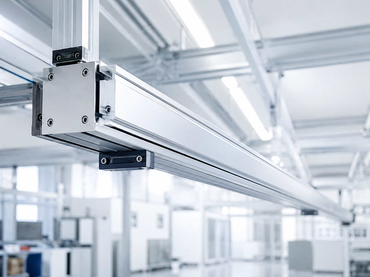 straight aluminum rail system