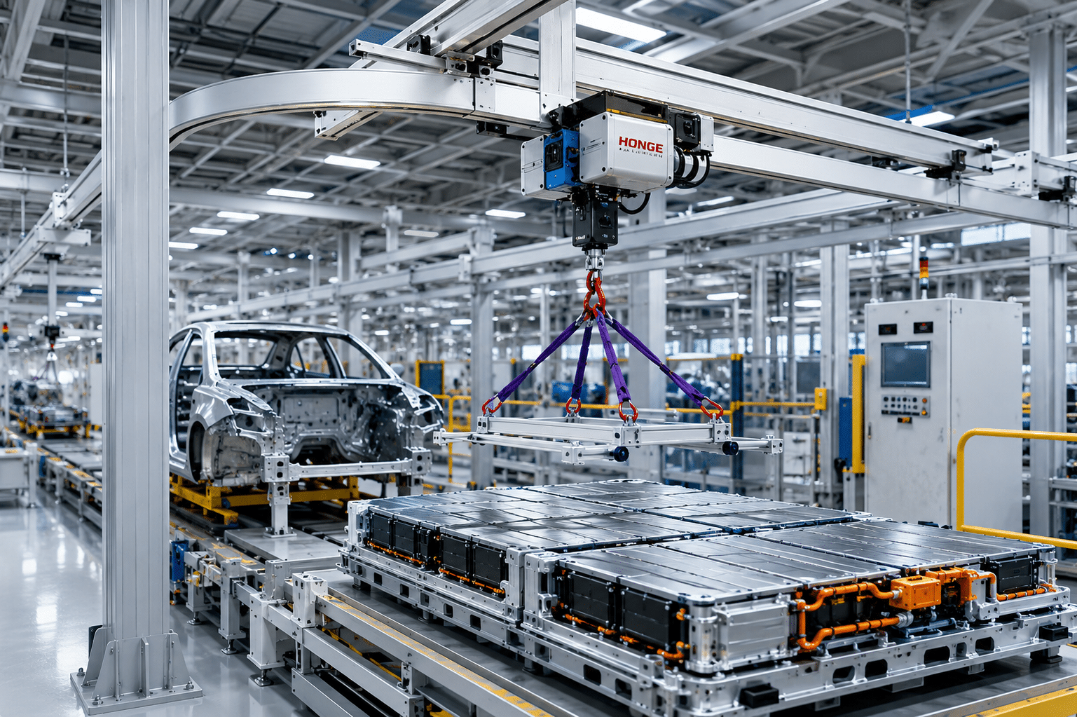 Aluminum Crane Systems for New Energy Manufacturing